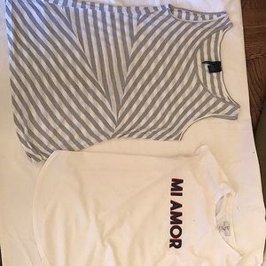 2 tee-shirts  by Jose   the other by StTropez  Sz small